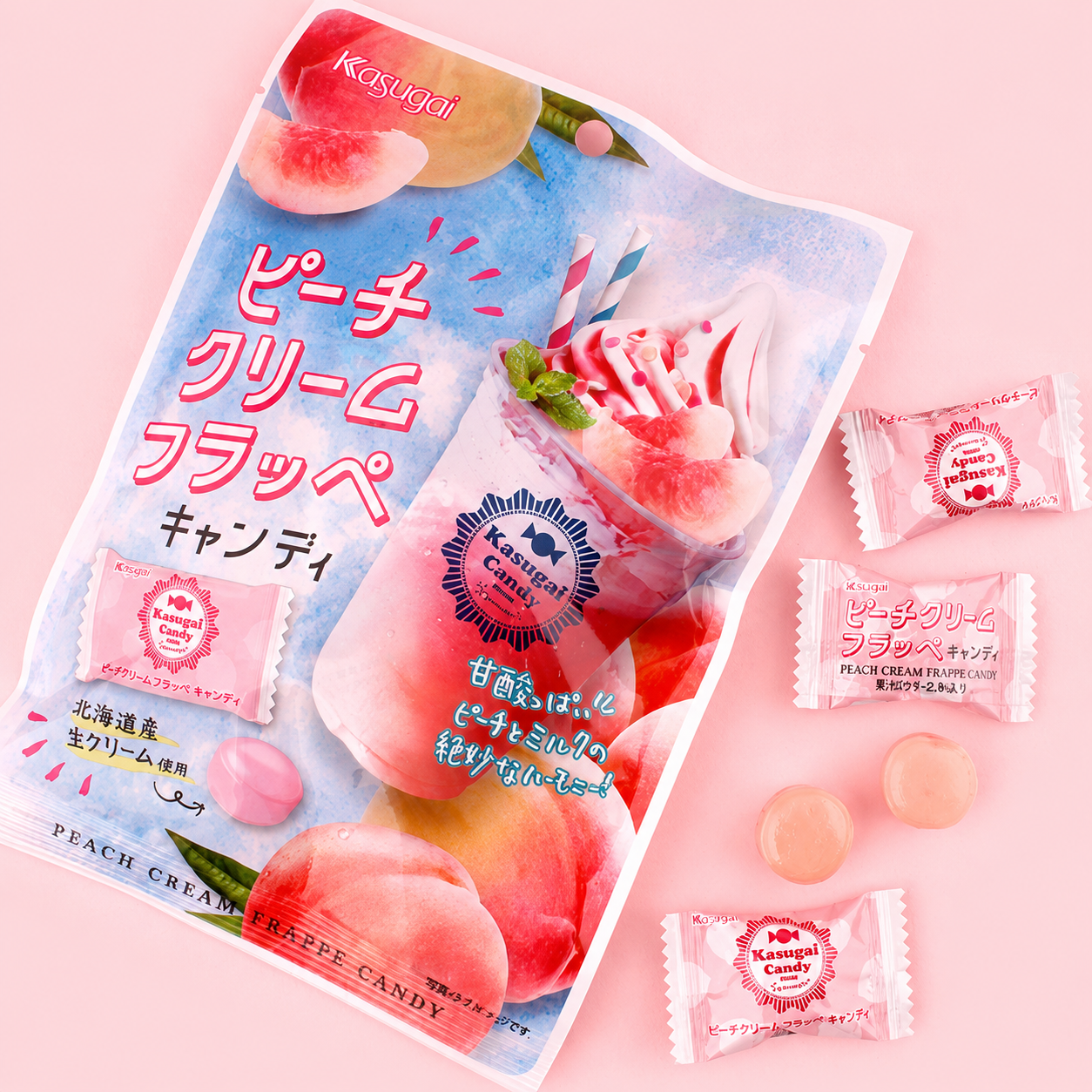 Kasugai Peach Cream Candy