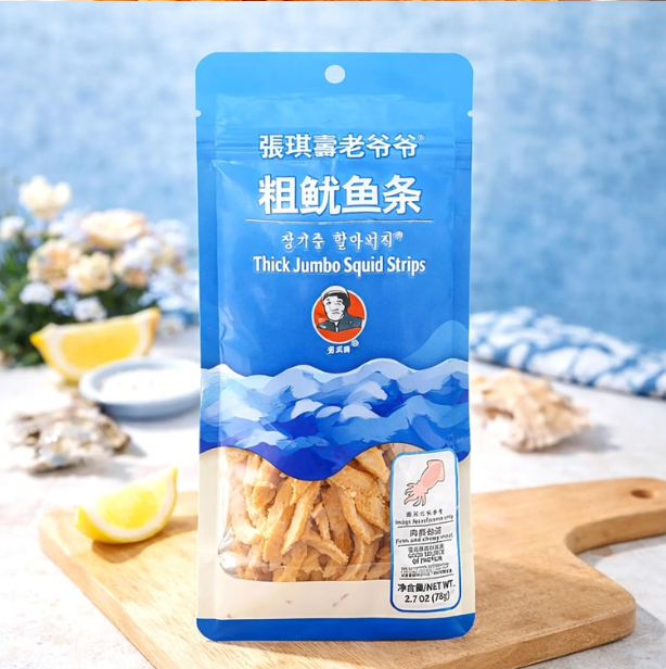 Grandpa Zhang Qishou Thick Jumbo Squid Strips