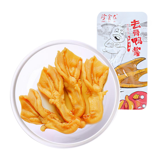 珍食在  去骨鸭掌十只（香辣味）