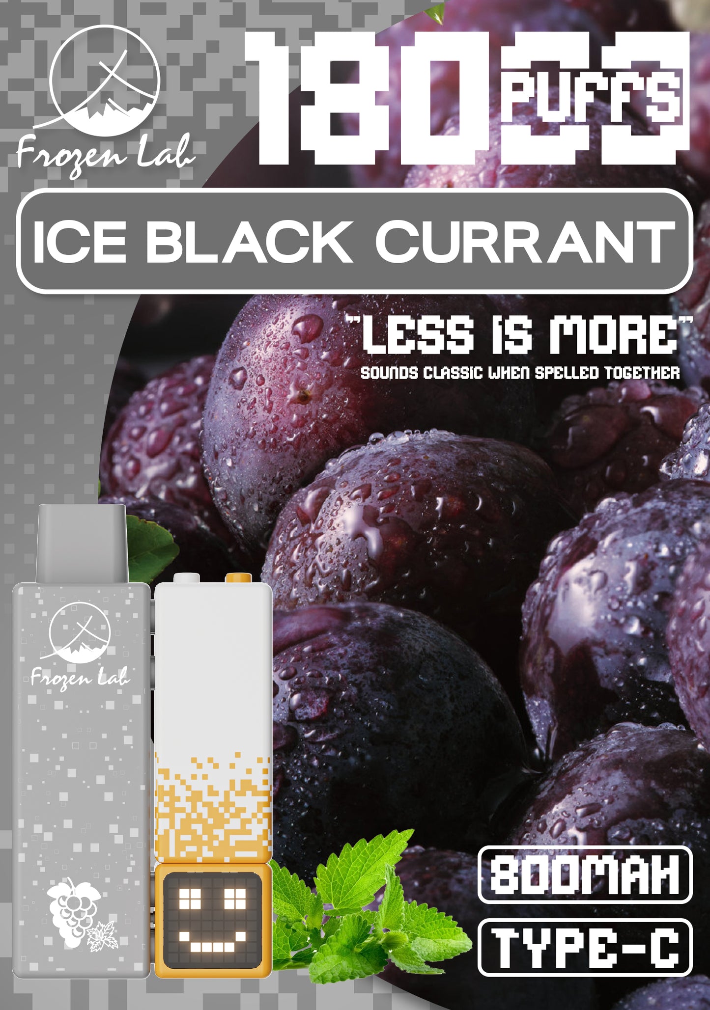 Frozen Lab极寒实验室 乐高电子烟 12种口味