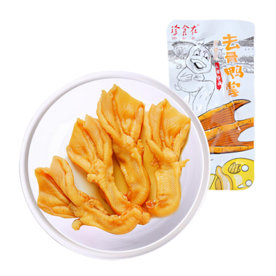 珍食在  去骨鸭掌十只（柠檬味）