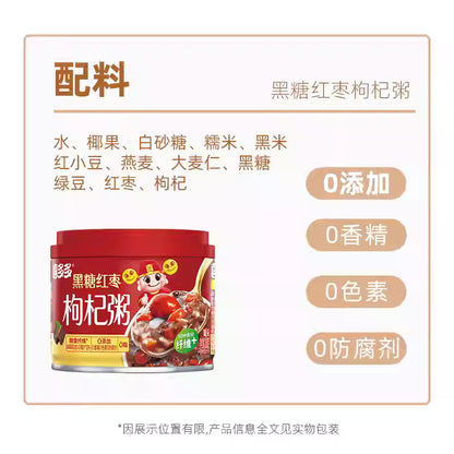 喜多多  黑糖红枣枸杞八宝粥