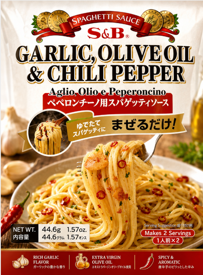 S&B Garlic Olive Oil & Chili Pepper