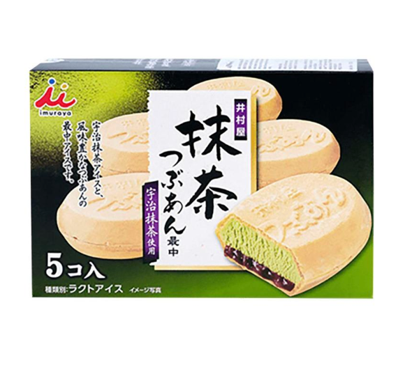 Imuraya Matcha Red Bean Monaka Ice Cream