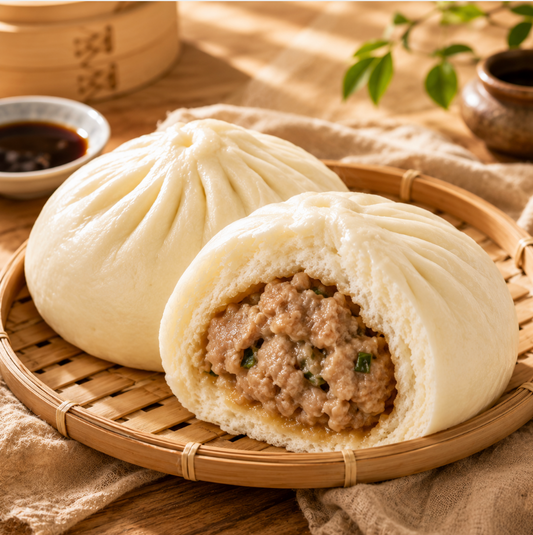 Fuzhou Pork Bun with Oyster Flavored Sauce 1PC